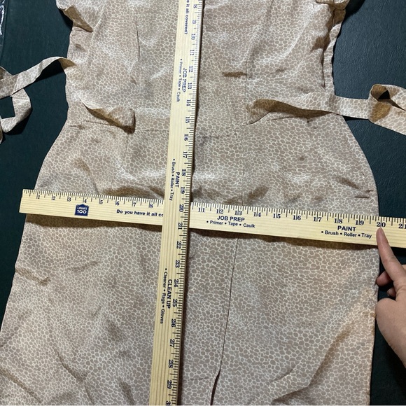 Rungolee Womens NWT Silk Wrap Dress Sz XXS Dainty Event Glam Party Animal Print - Picture 14 of 15